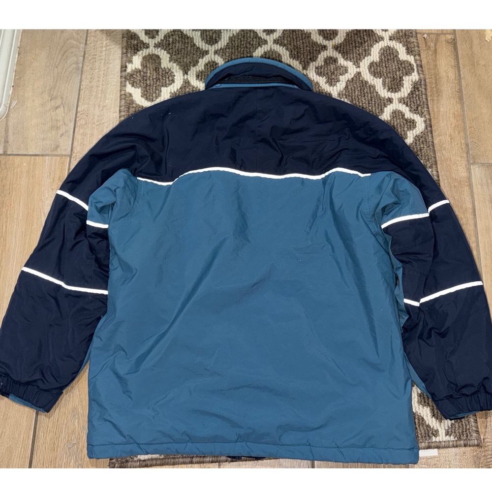 Vtg Patagonia Kids (12) Insulated Winter Jacket Blue Navy Ski Snow Coat Full Zip - Picture 2 of 7